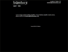 Tablet Screenshot of bumboxamps.com